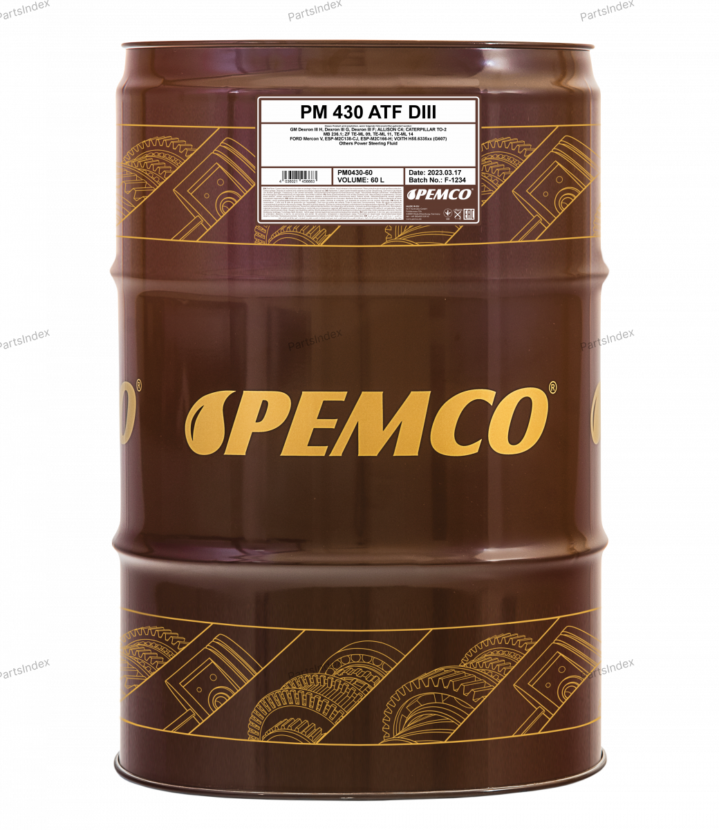 Масло трансмиссионное АКПП PEMCO - PM043060