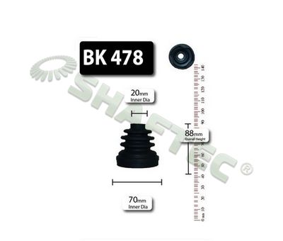 BK478 SHAFTEC Комплект пыльника, приводной вал