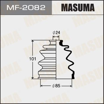 MF2082 MASUMA Комплект пыльника, приводной вал