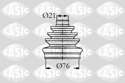 9004621 SASIC Комплект пыльника, приводной вал