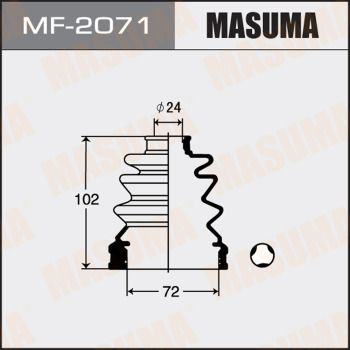 MF2071 MASUMA Комплект пыльника, приводной вал