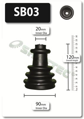 SB03 SHAFTEC Комплект пыльника, приводной вал