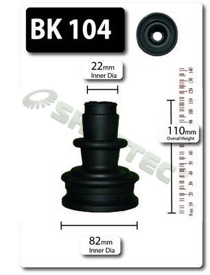 BK104 SHAFTEC Комплект пыльника, приводной вал