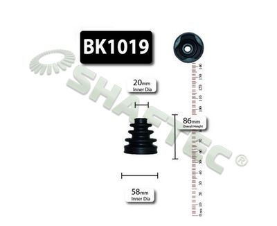 BK1019 SHAFTEC Комплект пыльника, приводной вал