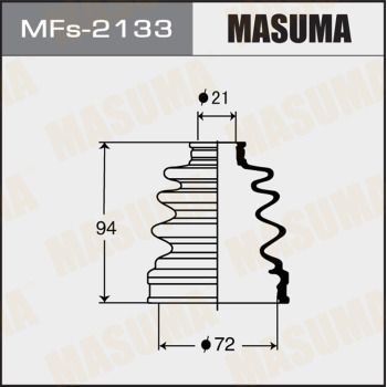 MFs2133 MASUMA Комплект пыльника, приводной вал