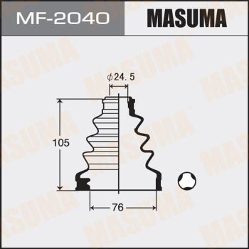 MF2040 MASUMA Комплект пыльника, приводной вал