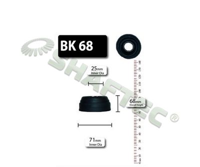 BK68 SHAFTEC Комплект пыльника, приводной вал