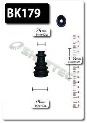 BK179 SHAFTEC Комплект пыльника, приводной вал
