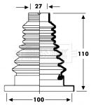 BCB2804 BORG & BECK Пыльник, приводной вал