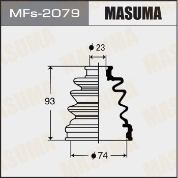 MFs2079 MASUMA Комплект пыльника, приводной вал