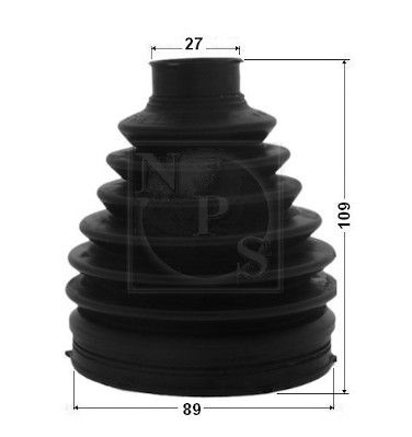 K282A12 NPS Комплект пыльника, приводной вал