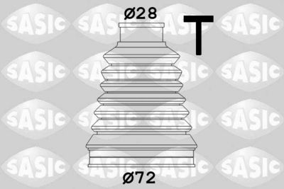 2933133 SASIC Комплект пыльника, приводной вал