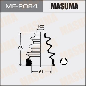 MF2084 MASUMA Комплект пыльника, приводной вал