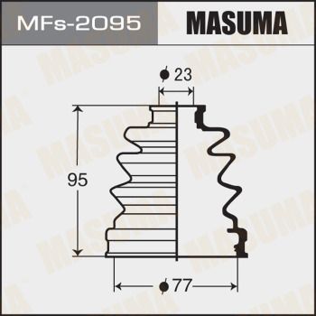 MFs2095 MASUMA Комплект пыльника, приводной вал