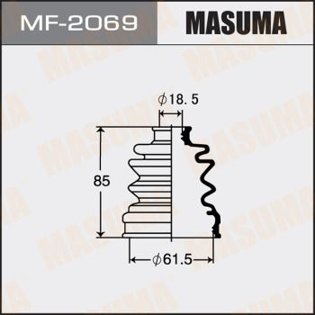 MF2069 MASUMA Комплект пыльника, приводной вал