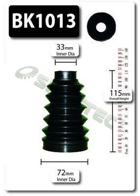 BK1013 SHAFTEC Комплект пыльника, приводной вал