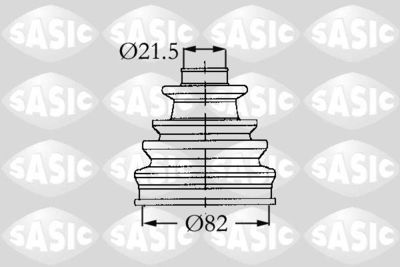 9004611 SASIC Комплект пыльника, приводной вал