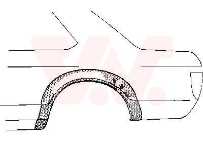 3755.45 VAN WEZEL Боковина