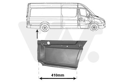 3077144 VAN WEZEL Боковина