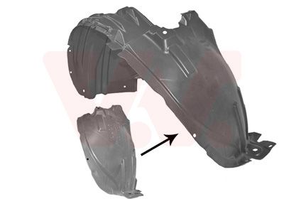 3380434 VAN WEZEL Обшивка, колесная ниша