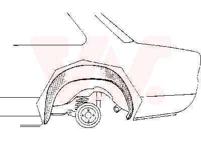 3723445 VAN WEZEL Колесная ниша