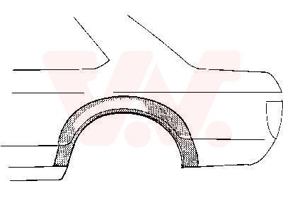 3721.45 VAN WEZEL Боковина