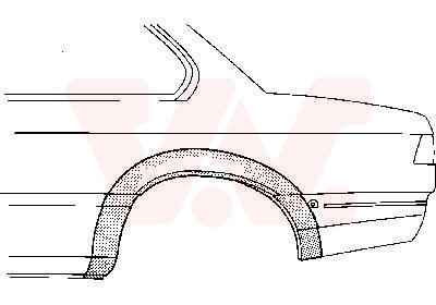 0626145 VAN WEZEL Боковина