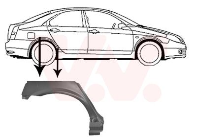 3352148 VAN WEZEL Боковина