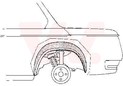 0602.47 VAN WEZEL Колесная ниша