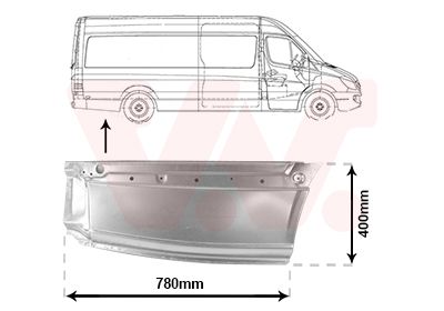 5876144 VAN WEZEL Боковина