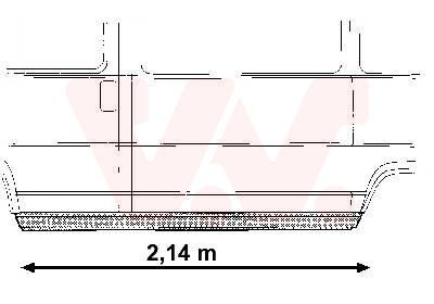 1745109 VAN WEZEL Боковина