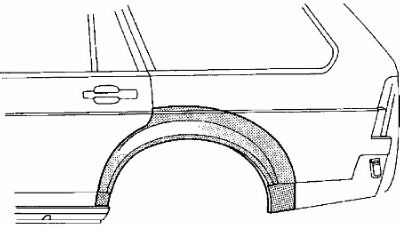 5830147 VAN WEZEL Боковина