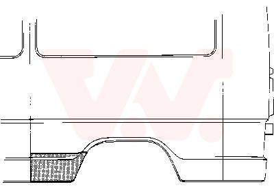 3070141 VAN WEZEL Боковина