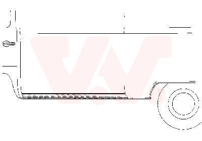 5851.01 VAN WEZEL Боковина