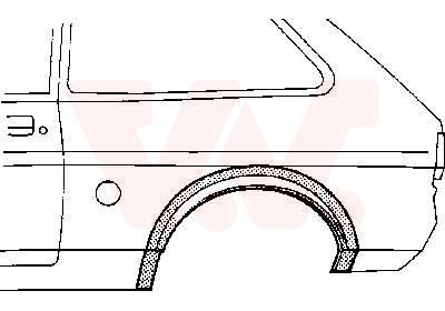1833145 VAN WEZEL Боковина