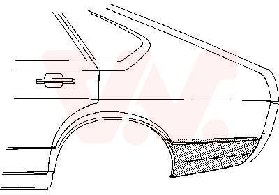 5807133 VAN WEZEL Боковина