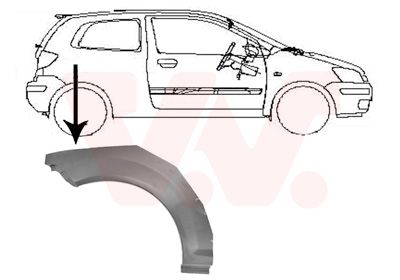 8251146 VAN WEZEL Боковина