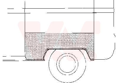 5851.46 VAN WEZEL Боковина