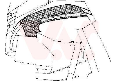 3070357 VAN WEZEL Внутренняя часть крыла