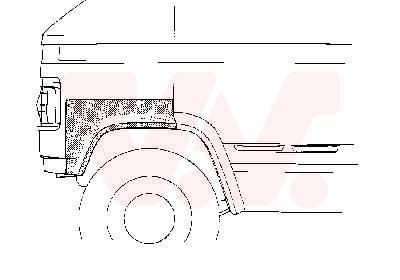 3050.55 VAN WEZEL Боковина