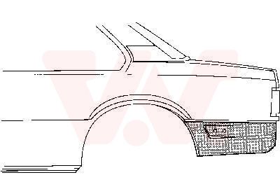 3760134 VAN WEZEL Боковина