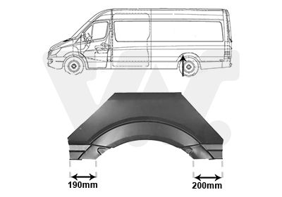 3077145 VAN WEZEL Боковина