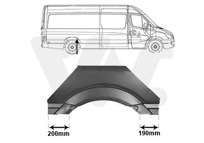 3077146 VAN WEZEL Боковина