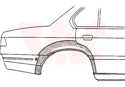 0605148 VAN WEZEL Боковина