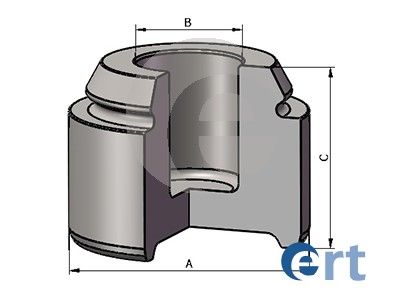 151563C ERT Поршень, корпус скобы тормоза