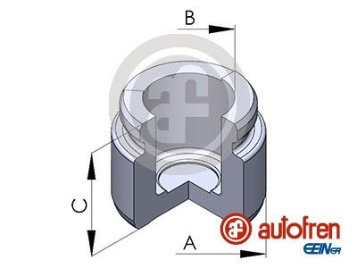 D02549 AUTOFREN SEINSA Поршень, корпус скобы тормоза