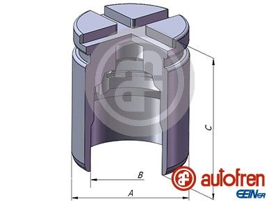 D025529 AUTOFREN SEINSA Поршень, корпус скобы тормоза