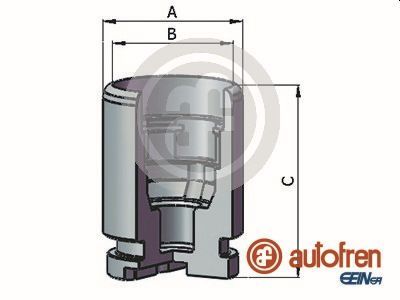 D025637 AUTOFREN SEINSA Поршень, корпус скобы тормоза