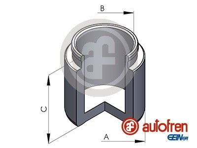 D025344 AUTOFREN SEINSA Поршень, корпус скобы тормоза