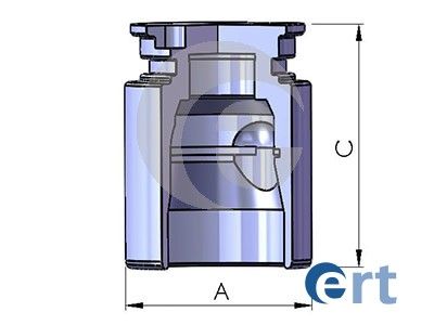 150766C ERT Поршень, корпус скобы тормоза